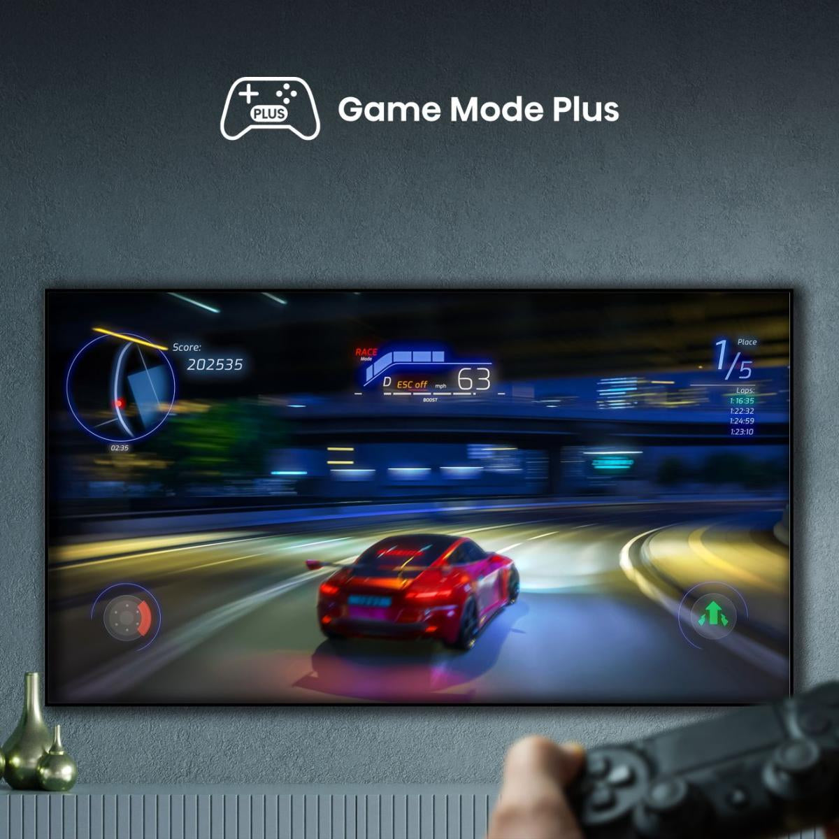 Hisense 50E7NQ - TV QLED 50" (126 cm) - 4K UHD 3840x2160 - HDR10 - TV connecté - 3xHDMI 2.1 - WiFi