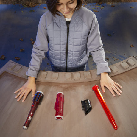 Sabre laser électronique Dark Vador, Star Wars Lightsaber Forge Kyber Core, jouets enfant, des 4 ans