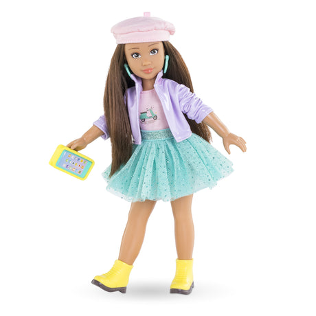 Poupée Mannequin - COROLLE - Luna Fashion Week Paris - 28 cm - 4 accessoires - Senteur vanille - Des 4 ans