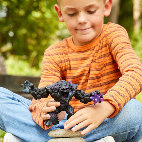 Figurine Monstre des Ténebres, Pierre, Schleich 70158 ELDRADOR CREATURES, Créature mythique avec bras et torse mobiles, Des 7 ans