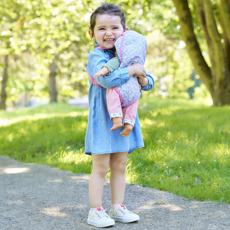 Porte-Bébé - Corolle - Floral - Pour poupons 36/42 cm - a partir de 3 ans - Réglable
