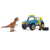 Coffret Voiture tout-terrain avec avant-poste Dino, jouet dinosaure pour enfants, des 4 ans, Schleich 41464 DINOSAURS