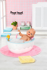 BABY BORN - Baignoire pour poupée - Effets lumineux et sonores - Canard de bain amovible - Des 3 ans et plus