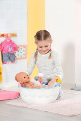 BABY BORN - Baignoire pour poupée - Effets lumineux et sonores - Canard de bain amovible - Des 3 ans et plus