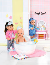 BABY BORN - Baignoire pour poupée - Effets lumineux et sonores - Canard de bain amovible - Des 3 ans et plus