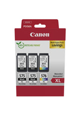 Pack 2 cartouches d'encre Canon PG-575 XL x2/CL-576 XL (Couleurs + Noir )