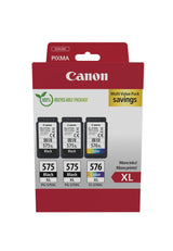 Pack 2 cartouches d'encre Canon PG-575 XL x2/CL-576 XL (Couleurs + Noir )
