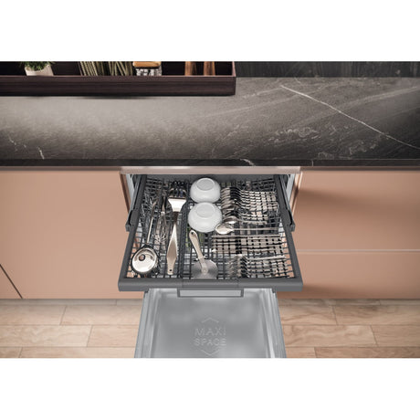 Lave-vaisselle tout encastrable HOTPOINT H7IHP40L - 15 couverts - 40 dB - Classe C - Maxi Space - tiroir a couverts