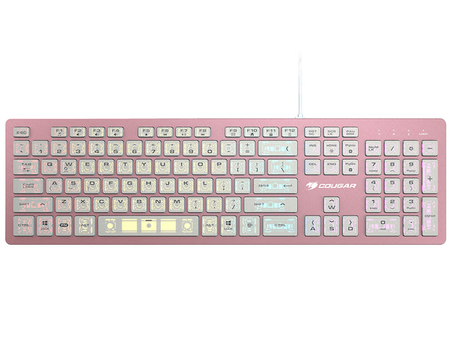 Clavier Gamer Cougar Vantar AX RGB (Rose)