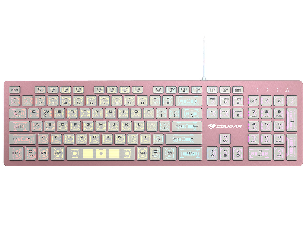 Clavier Gamer Cougar Vantar AX RGB (Rose)