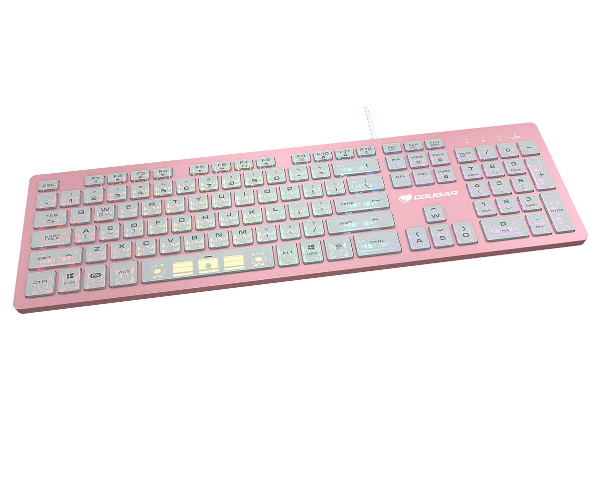 Clavier Gamer Cougar Vantar AX RGB (Rose)
