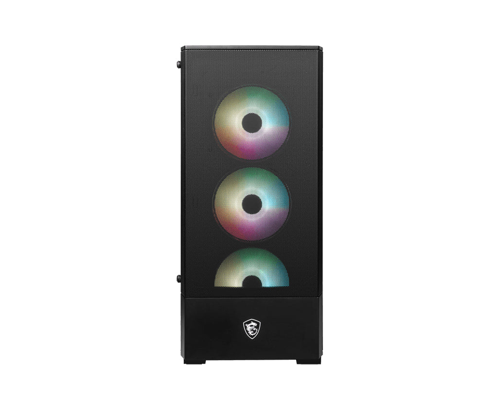 Boitier Moyen Tour ATX MSI Mag Forge 112R RGB avec panneau vitré (Noir)