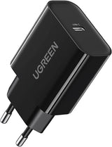 Chargeur secteur - UGREEN - 1 Port USB-C - 20W - Noir