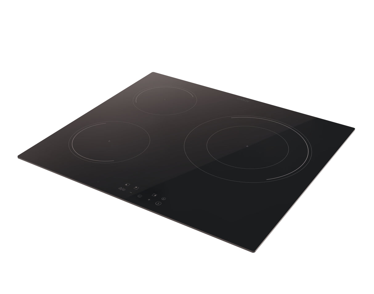 Plaque de cuisson induction CANDY CI633CBB/1- 3 foyers - L 60 cm - Noir