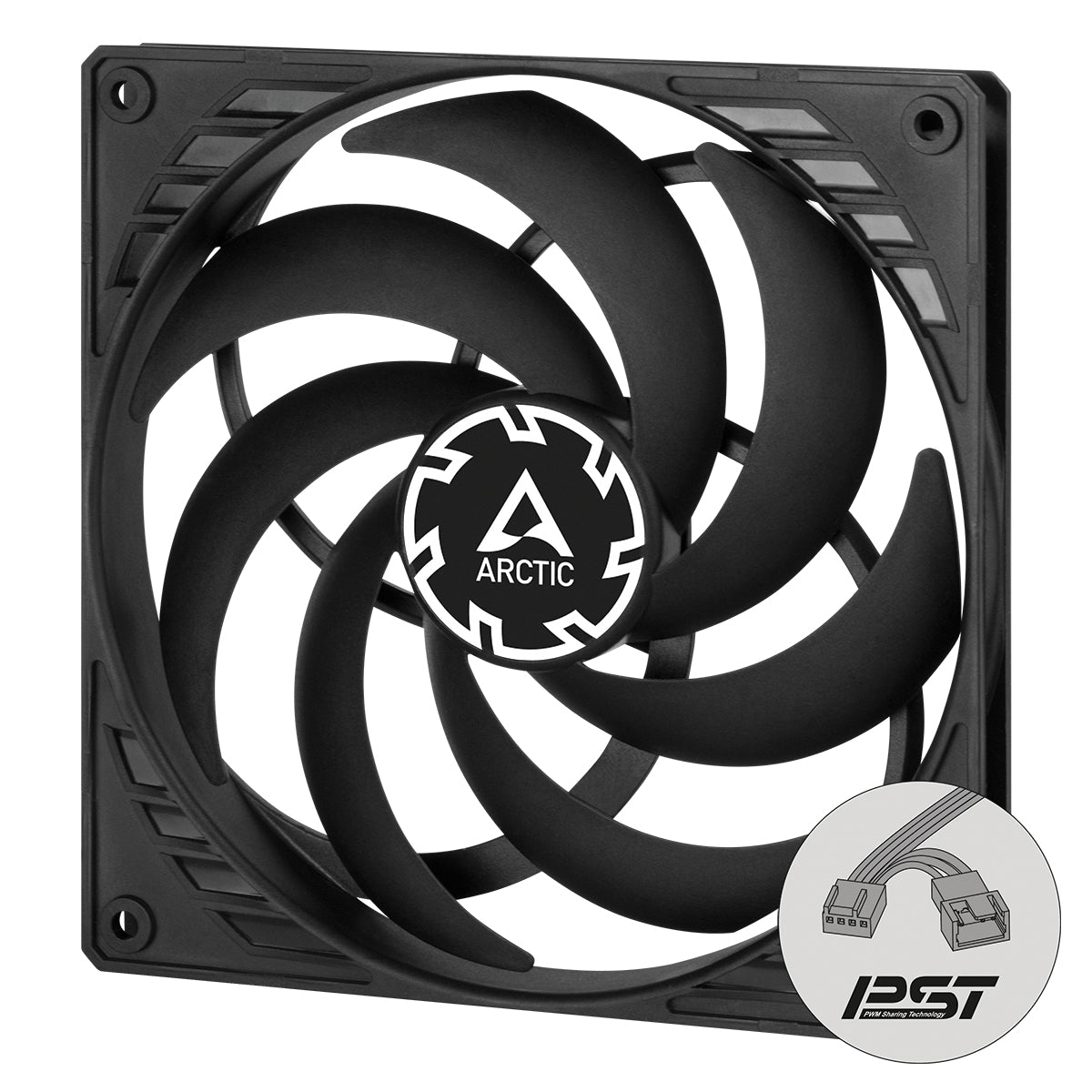 Ventilateur de boitier Arctic P14 Slim PST - 14cm (Noir)