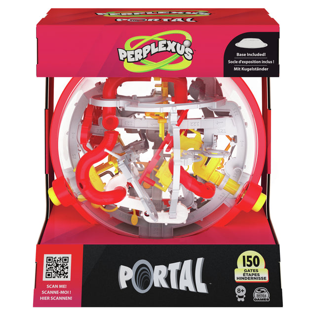 Perplexus Portal Labyrinthe 3D - SPIN MASTER - 150 Défis, 50 Portails et 3 Boutons