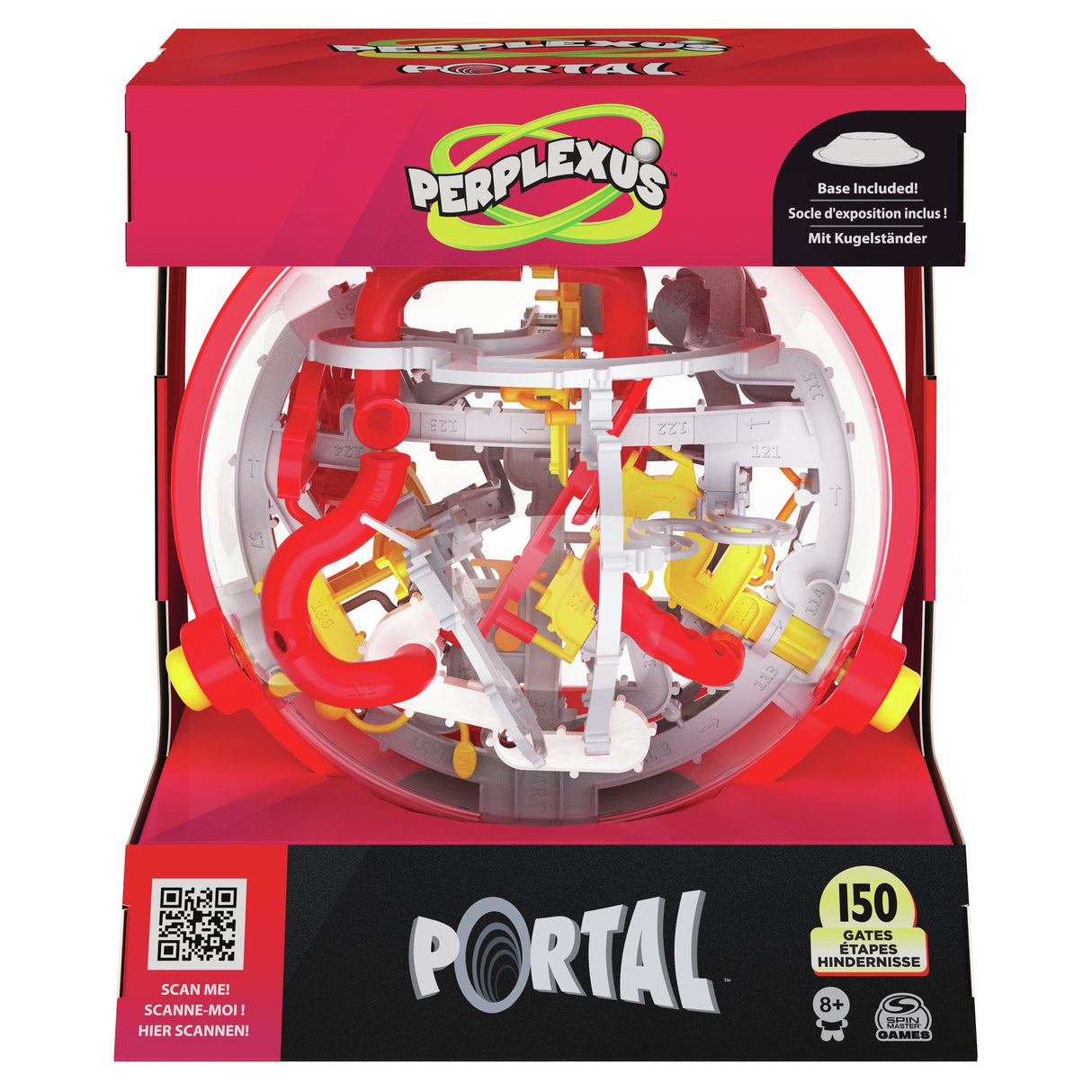Perplexus Portal Labyrinthe 3D - SPIN MASTER - 150 Défis, 50 Portails et 3 Boutons