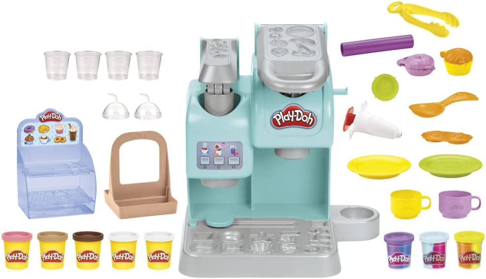 Play-Doh Mon super café, Pâte a modeler, Machine a café jouet pour enfants des 3 ans, Kitchen Creation