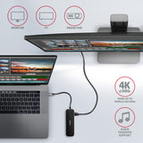 Station d'accueil portable USB-C 3.2 Axagon HMC-6GL (Noir)