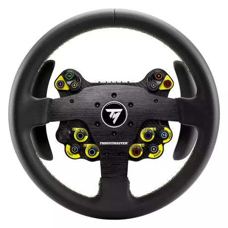 Volant PC/PS4/PS5/Xbox - THRUSTMASTER - Evo Racing 32R - Leather Cuir/structure Alu 32cm Palettes magnétiques 25 boutons 7 LEDS