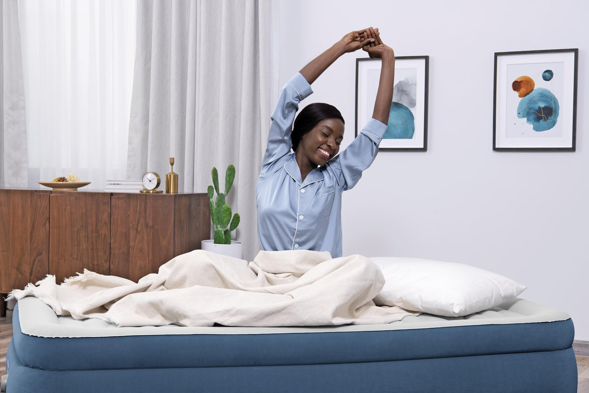 Bestway AlwayzAire™ Matelas gonflable une personne Twin avec double pompe intégrée 1,91 m x 97 cm x 46 cm