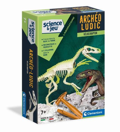 Clementoni - Science & Jeu - Archéo Ludic - Vélociraptor