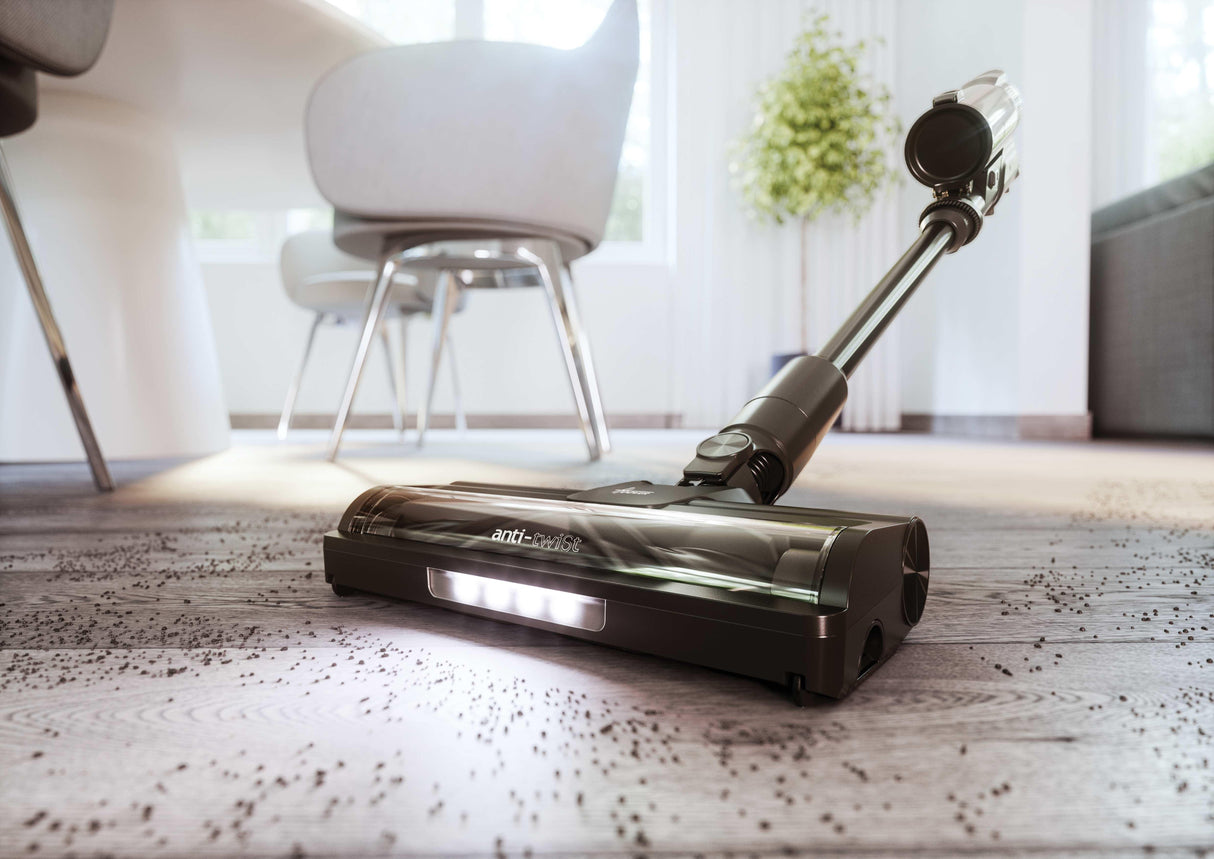 Aspirateur Balai sans fil - HOOVER HF1P10H - 40 AW - Ecran LED - Noir / Pastel violet