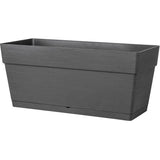 DEROMA Jardiniere Muret Save R - 79x35 x H35 cm - 75L - Gris foncé