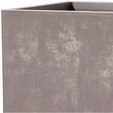 Pot de fleurs rectangulaire - DEROMA - Millennium - 73 L - 79 cm - A réserve d'eau - Marron