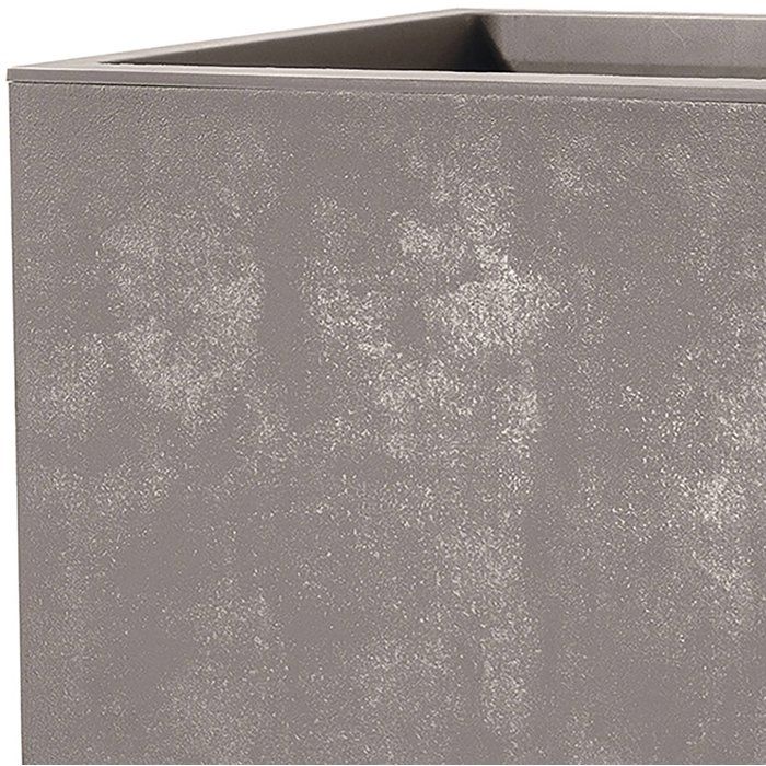 Pot de fleurs rectangulaire - DEROMA - Millennium - 73 L - 79 cm - A réserve d'eau - Marron