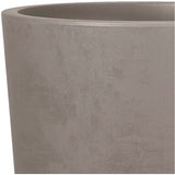 Pot de fleurs rond - DEROMA - Millennium - 48 L - Ø 43 cm - A réserve d'eau - Marron