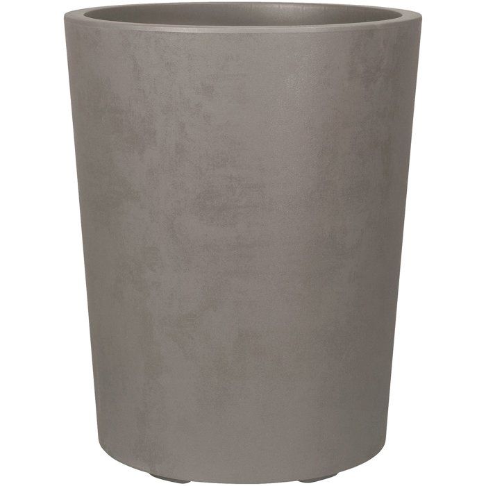 Pot de fleurs rond - DEROMA - Millennium - 48 L - Ø 43 cm - A réserve d'eau - Marron