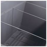 DEROMA Jardiniere Muret Cosmo - 78 x H39 cm - Anthracite - A réserve d'eau - Roulettes