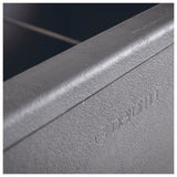 DEROMA Jardiniere Muret Cosmo - 78 x h39 cm - Ashgrey -  A réserve d'eau - Roulettes