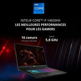 PC Portable Gamer - MSI Katana 15 HX B14WGK-818XFR - FreeDOS - 15.6 FHD 144 Hz - i7 14650HX - RTX5070 - 32Go DDR5 - 512Go SSD