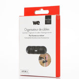 WE Organisateur de c bles pour bureau ou voiture - 4 emplacements x 2pcs - en si