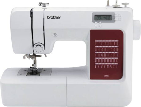 BROTHER - CS10s - Machine a coudre électronique - 40 points de couture - Systeme d'enfile-aiguille - Ecran LCD - Blanche