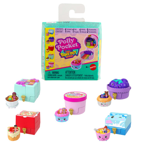 Polly Pocket–Coffret Multifacettes-Voitures Et Mini-Figurines - JCR44 Modele aléatoire - a partide 4 ans
