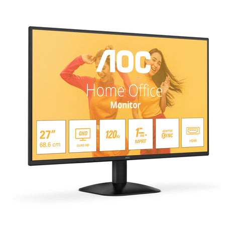 Ecran PC - AOC - 27'' - QHD - 120Hz - Dalle IPS - 1ms - Q27B35S3