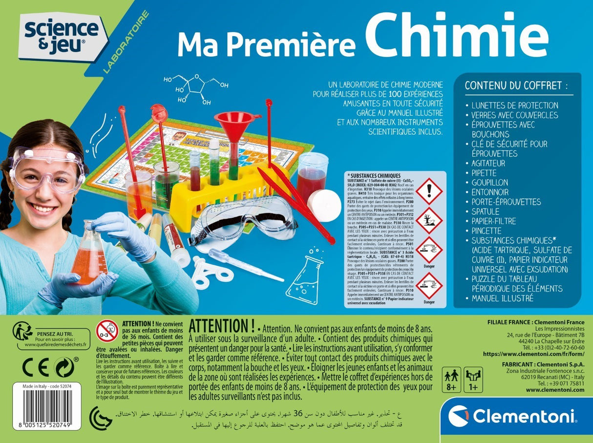 Ma premiere chimie - Clementoni - Science & Jeu - Jeux Scientifiques