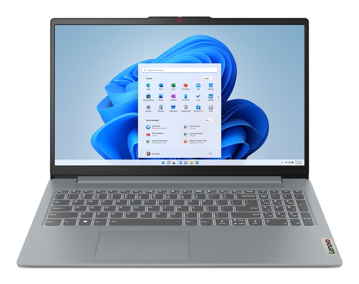 PC Portable LENOVO IdeaPad Slim 3 15AMN8 | Windows 11 - 15,6 FHD - Ryzen 3 30 - RAM 8 Go - SSD 512 Go - AZERTY