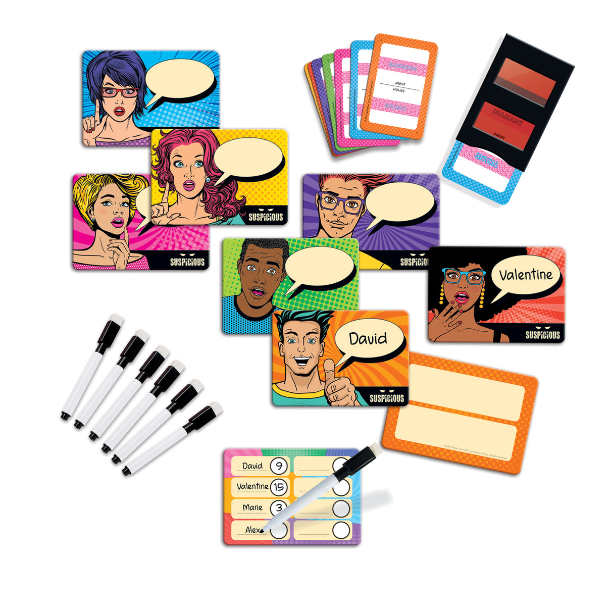 jeu de carte - Suspicious
