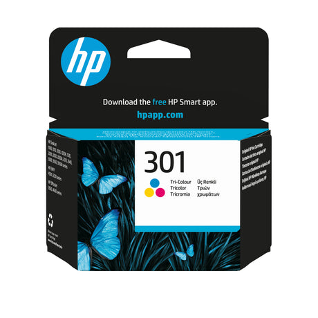HP 301 Cartouche d'encre trois couleurs authentique (CH562EE) pour HP Envy 4505 et HP DeskJet 1050/1512/2548/3057A