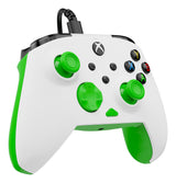 Manette de jeu - Xbox Series X|S, Xbox One et PC - Rematch Core - RGB - Filaire - Blanc / Vert - TURTLE BEACH