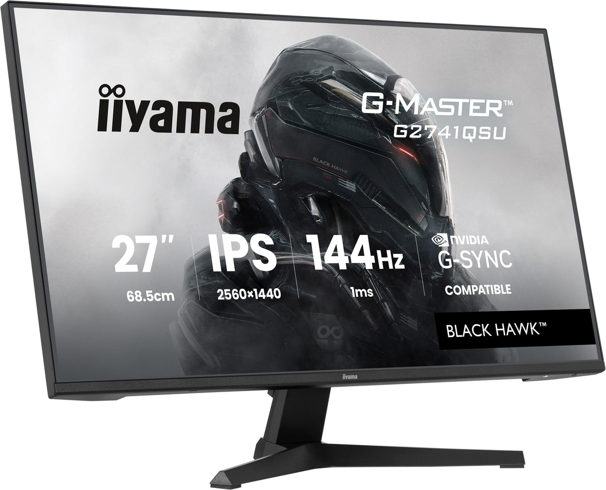 Ecran 27" Iiyama G-Master Black Hawk G2741QSU-B1 Quad HD 144Hz (Noir)