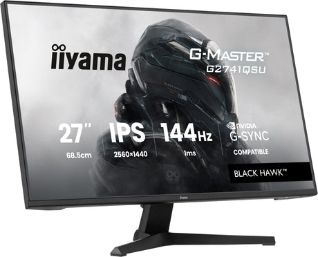 Ecran 27" Iiyama G-Master Black Hawk G2741QSU-B1 Quad HD 144Hz (Noir)