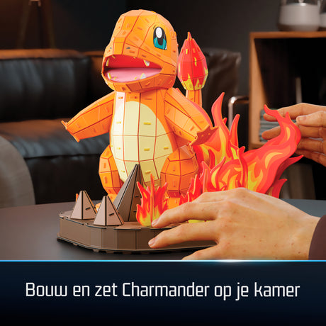 4D Build - Puzzle 3D - Salameche Pokémon - 241 pieces - 26cm - des 12 ans