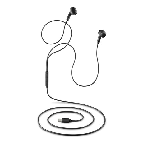 Ecouteur filaire avec micro NGS Cross Glide USB-C (Noir)