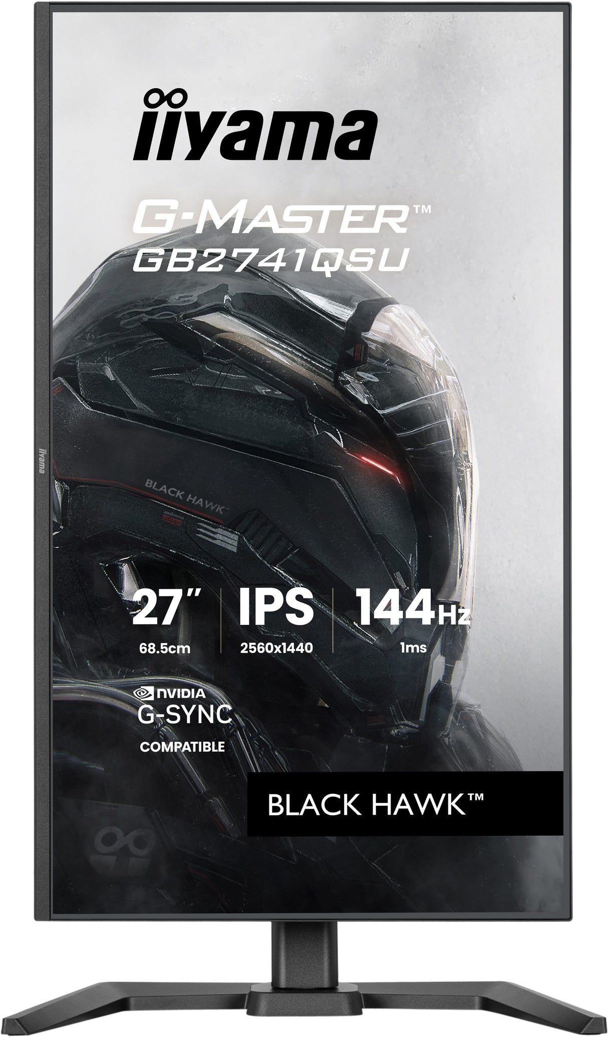 Ecran 27" Iiyama G-Master Black Hawk GB2741QSU-B1 Quad HD 144Hz (Noir)