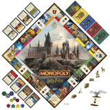 Monopoly Harry Potter édition, Jeu de société de plateau, Aventures magiques a Poudlard, des 8 ans, 2 a 6 joueurs